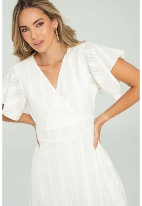 Vestido Sezan Blanco Ragged Pf11511401