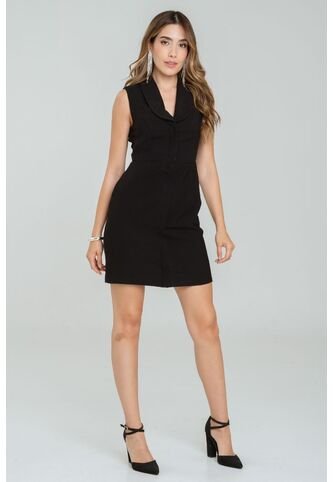 Vestido Corto Niccola Negro Ragged Pf11511419 Ragged
