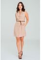Vestido Corto Niccola Beige Ragged Pf11511419 de Ragged