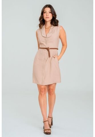 Vestido Corto Niccola Beige Ragged Pf11511419 Ragged