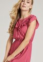 Vestido Midi Bonete Rojo Ragged Pf12510354 de Ragged