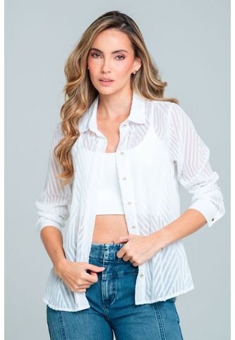 Camisa Rhuvuma Blanco Ragged Pf12110848 Ragged