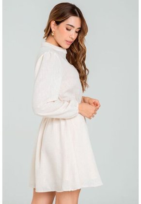 Vestido Summer Beige Ragged Pf11511406