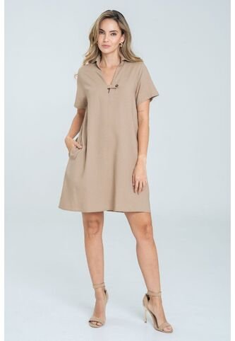 Vestido Pollen Beige Ragged Pf11511422 Ragged
