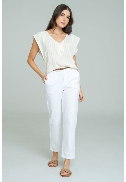 Blusa Carmen Verde Ragged Pf11113207