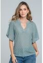 Blusa Rhowina Verde Ragged Pf12110851 de Ragged