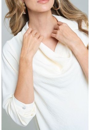 Blusa Reghalt Beige Ragged Pf12110849