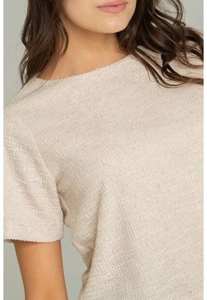 Top Chanel Beige Ragged Pf12120364