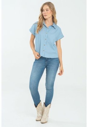 Camisa Burdeos Azul Ragged Pf17110067