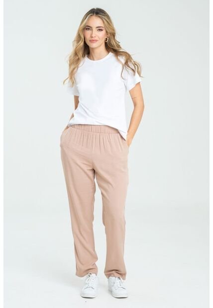 Pantalon Harem Beige Ragged Pf17310010