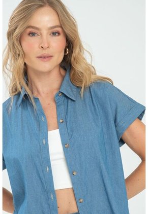 Camisa Burdeos Azul Ragged Pf17110067