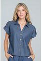 Camisa Pespunte Burdeos Azul Ragged Pf21110022 de Ragged