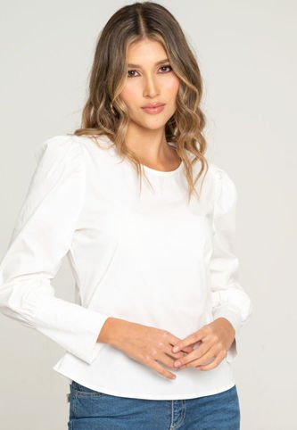 Camisa Puno Amplio Blanco Ragged Pf12110775 Ragged