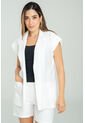Chaleco Largo Missu Blanco Ragged Pf11150025 de Ragged