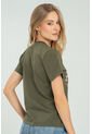 Camiseta Paris Verde Ragged Pf21120104 de Ragged