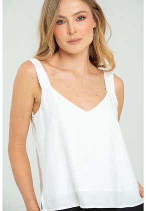 Blusa Gler Blanco Ragged Pf11113022