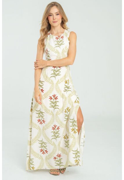 Vestido Barcelona Blanco Ragged Pf11511398