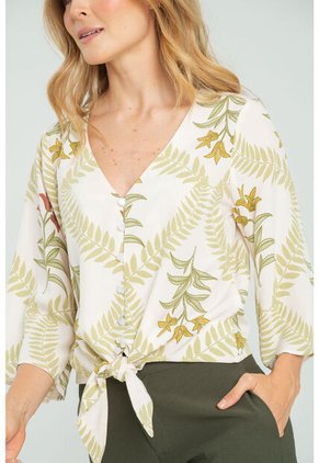 Blusa Karianne Blanco Ragged Pf11112999