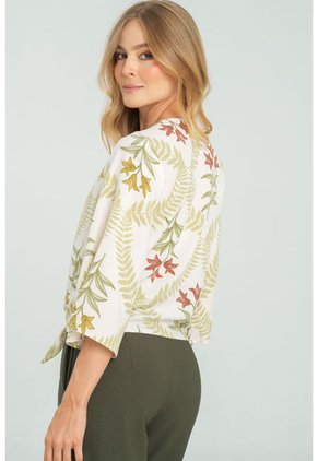 Blusa Karianne Blanco Ragged Pf11112999