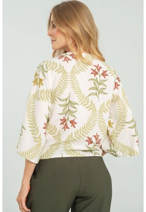 Blusa Karianne Blanco Ragged Pf11112999