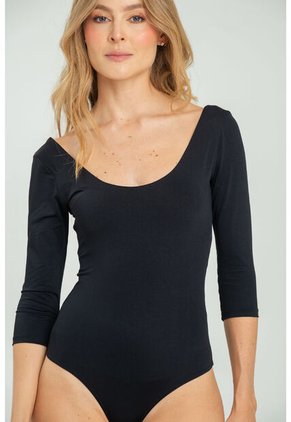 Body Malai 3/4 Negro Ragged Pf13100045