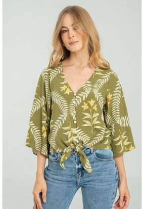 Blusa Karianne Verde Ragged Pf11112999