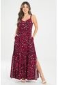 Vestido Animal Print Rojo Ragged Pf31511464 de Ragged