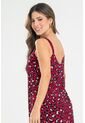 Vestido Animal Print Rojo Ragged Pf31511464 de Ragged