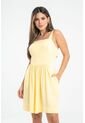 Vestido Corto Resort Amarillo Ragged Pf31511469 de Ragged