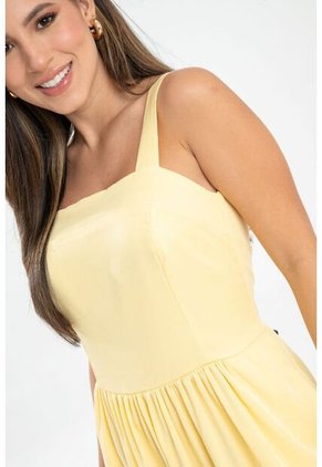 Vestido Corto Resort Amarillo Ragged Pf31511469