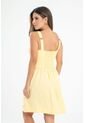 Vestido Corto Resort Amarillo Ragged Pf31511469 de Ragged