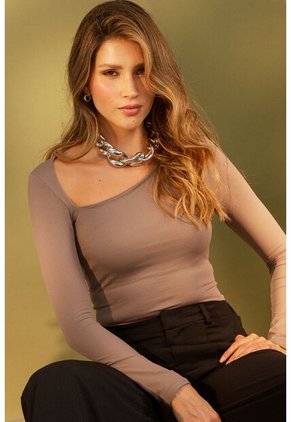 Body Enne Gris Ragged Pf13100049