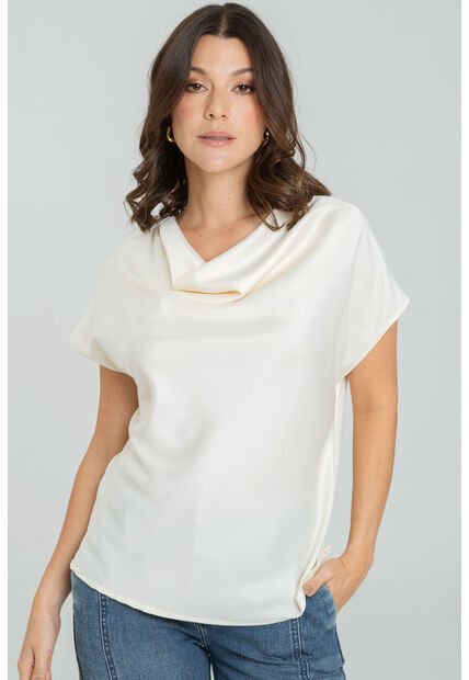 Blusa Ellie Blanco Ragged Pf12110836