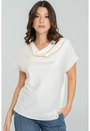 Blusa Ellie Blanco Ragged Pf12110836