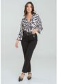 Blusa Animal Print Negro Ragged Pf11113045 de Ragged