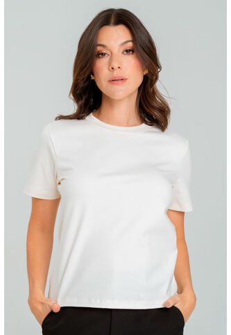 Camiseta Basica Manga Corta Blanco Ragged Pf21120105 Ragged