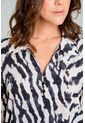 Blusa Animal Print Negro Ragged Pf11113045 de Ragged