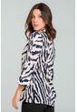 Blusa Animal Print Negro Ragged Pf11113045 de Ragged