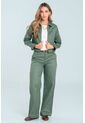 Pantalon Pespuntes Verde Ragged Pf21310044 de Ragged