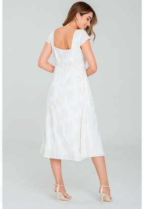 Vestido Pavia Blanco Ragged Pf11511428