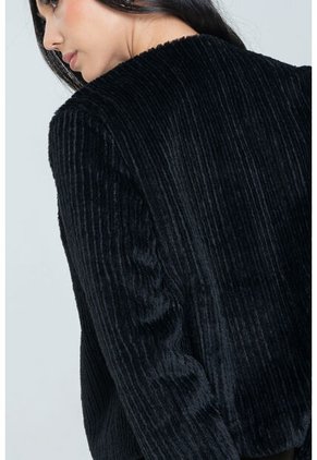 Chaqueta Pelo Negro Ragged Pf12130143