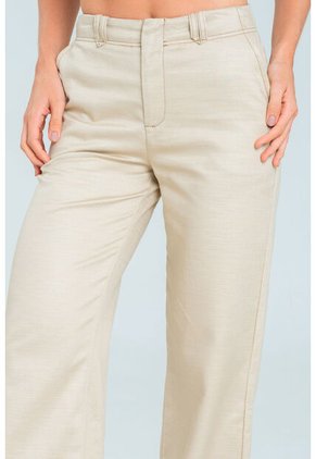 Pantalon Pespuntes Beige Ragged Pf21310044