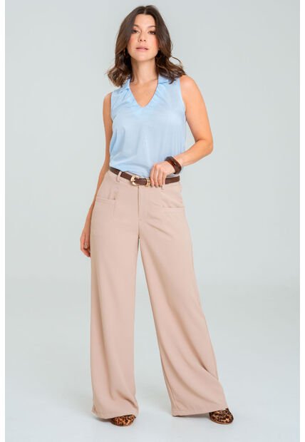 Blusa Jaz Azul Ragged Pf11113029