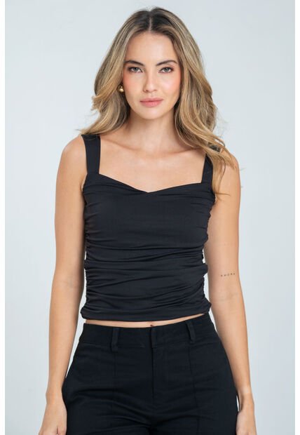 Top Hera Negro Ragged Pf13120830