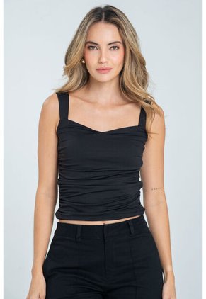 Top Hera Negro Ragged Pf13120830