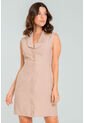 Vestido Corto Niccola Beige Ragged Pf11511419 de Ragged