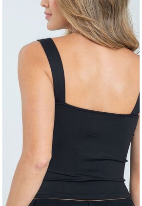 Top Hera Negro Ragged Pf13120830