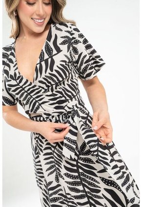 Vestido Largo Darrius Negro Ragged Pf31511465