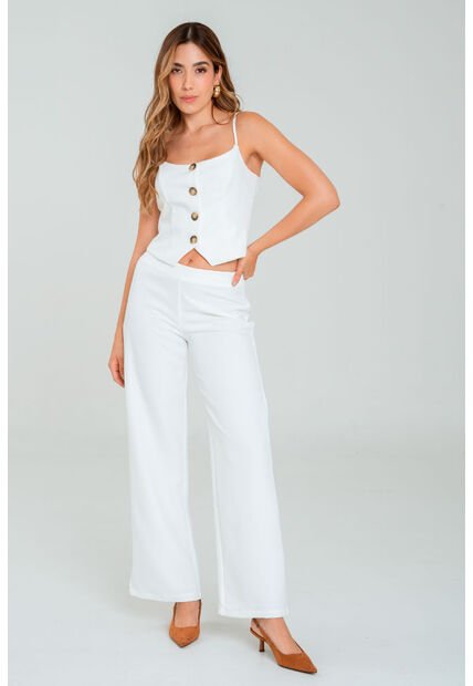 Pantalon Azariah Blanco Ragged Pf11310897