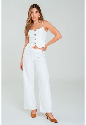 Pantalon Azariah Blanco Ragged Pf11310897